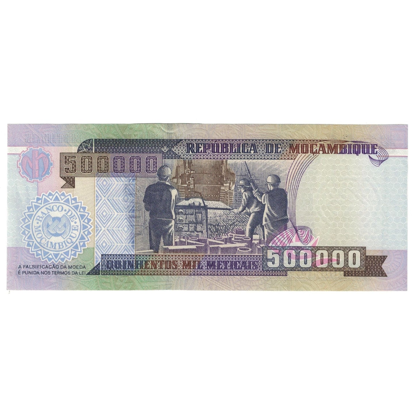 bankovec, 
  
  Mozambik, 
  
  500