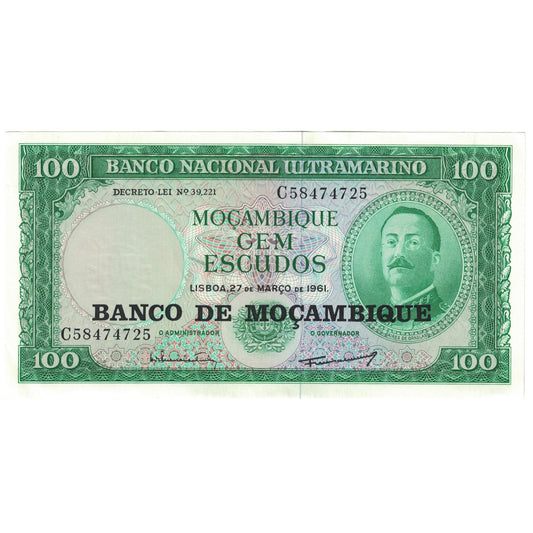 bankovec, 
  
  Mozambik, 
  
  100 eskudov