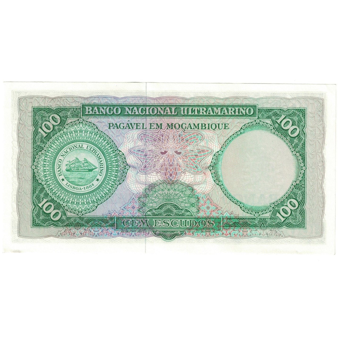 bankovec, 
  
  Mozambik, 
  
  100 eskudov