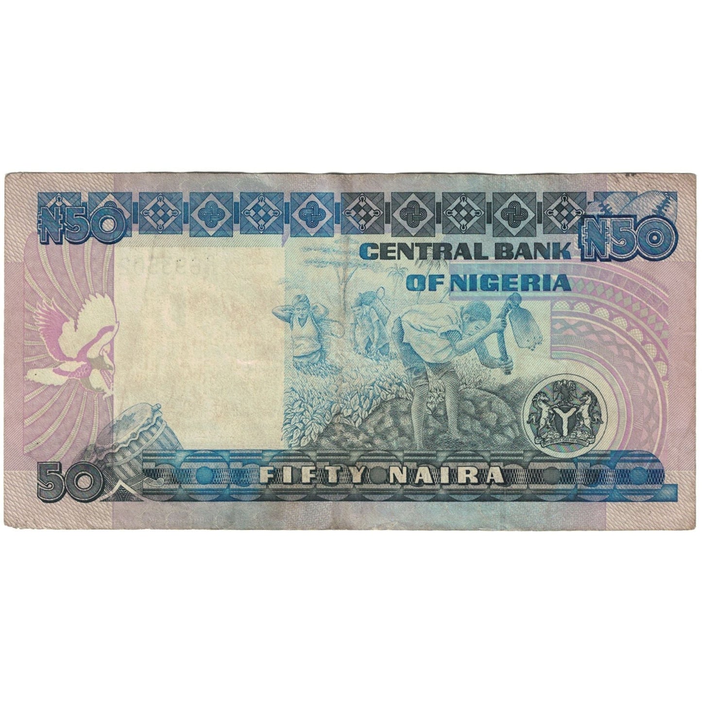 bankovec, 
  
  Nigerija, 
  
  50 Naira