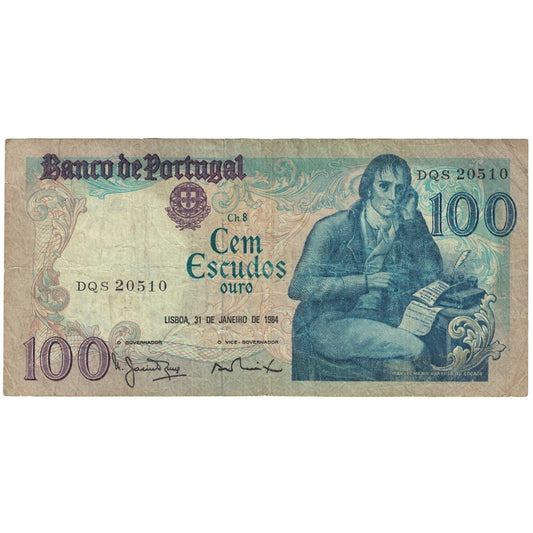 bankovec, 
  
  Portugalska, 
  
  100 eskudov