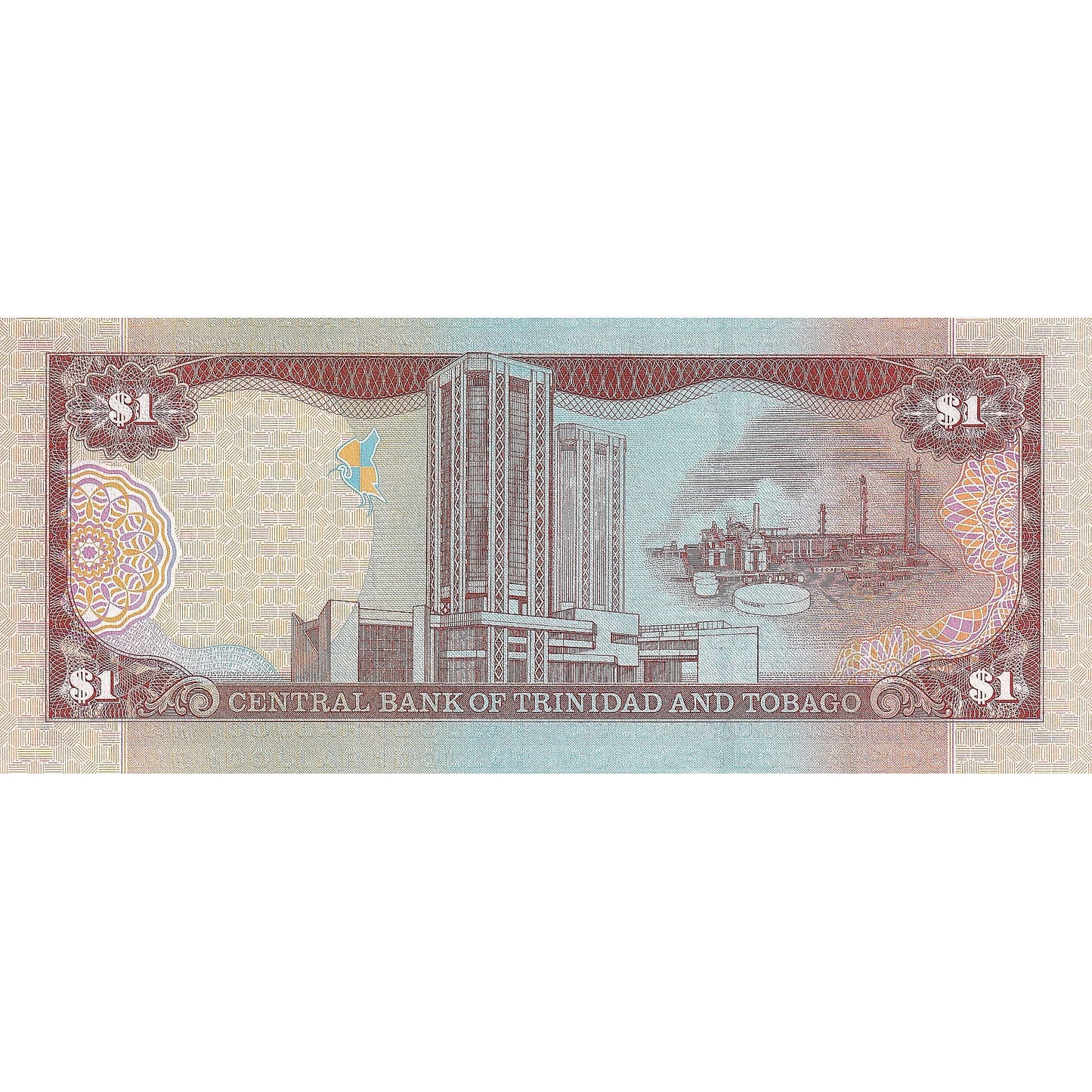 bankovec, 
  
  Trinidad in Tobago, 
  
  1 dolar