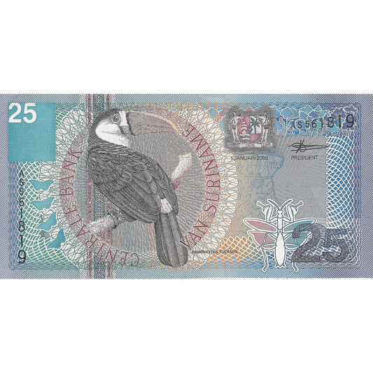 Surinam, 
  
  25 guldnov, 
  
  2000