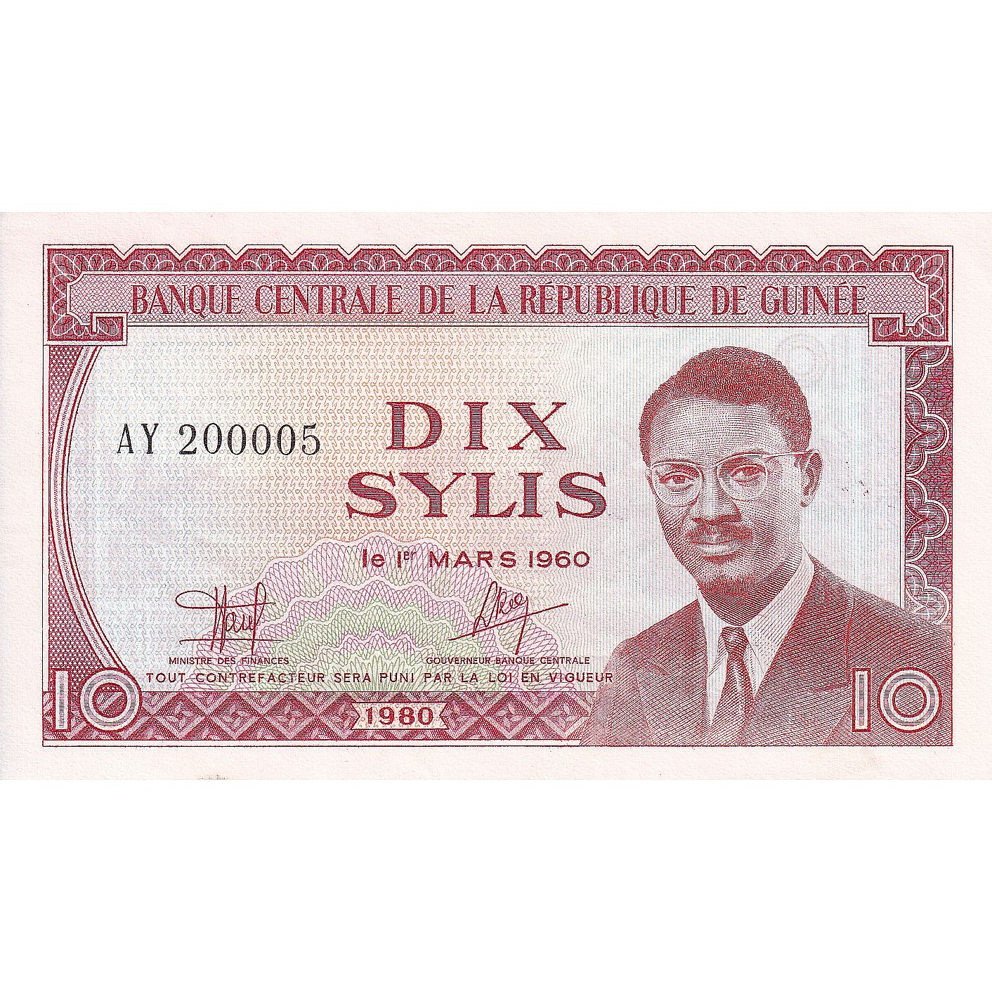 Gvineja, 
  
  10 Sylis, 
  
  1980