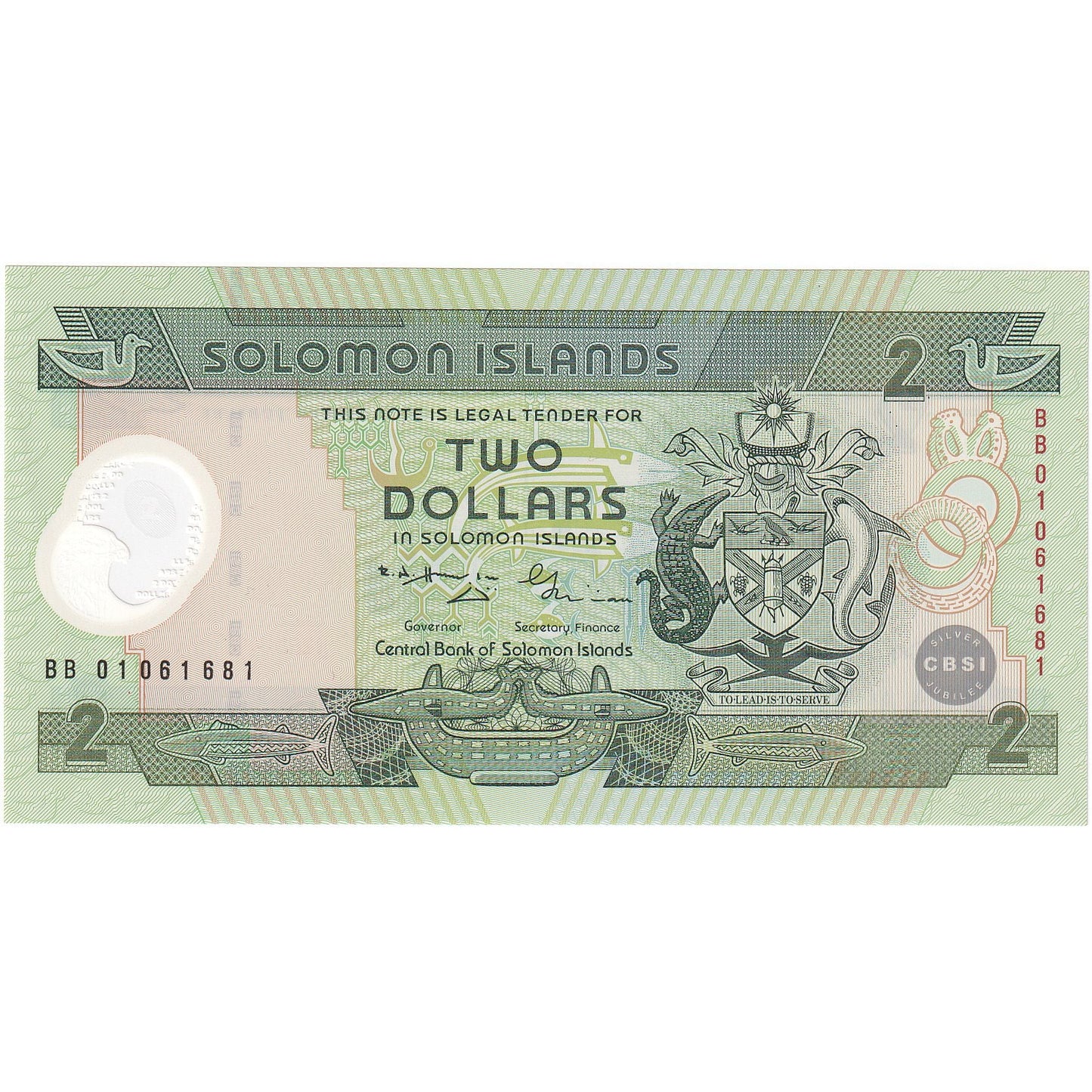 Salomonovi otoki, 
  
  2 dolarja, 
  
  KM: 23