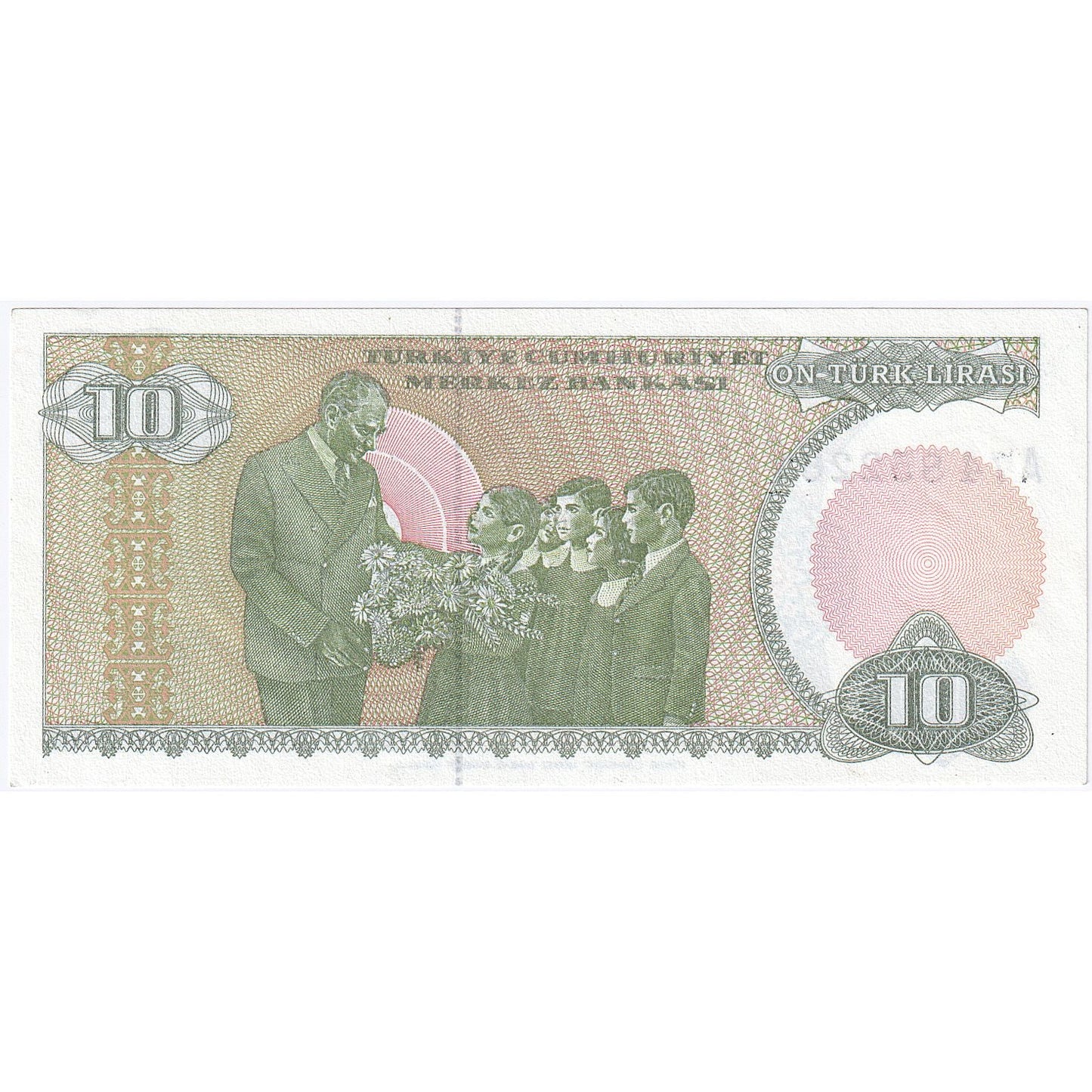 Turčija, 
  
  10 lir, 
  
  1970