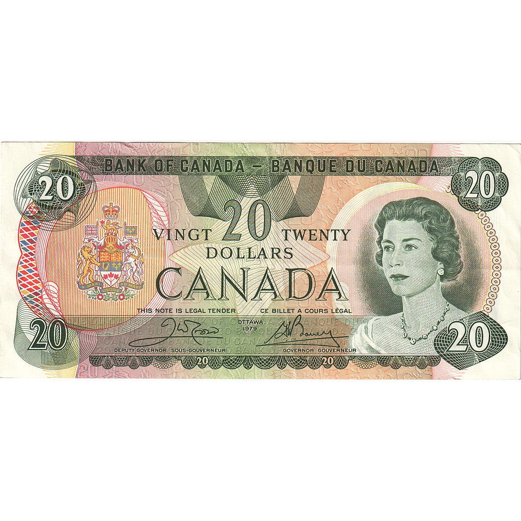 Kanada, 
  
  20 dolarjev, 
  
  1979