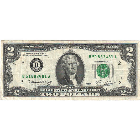 Združene države Amerike, 
  
  2 dolarja, 
  
  1976