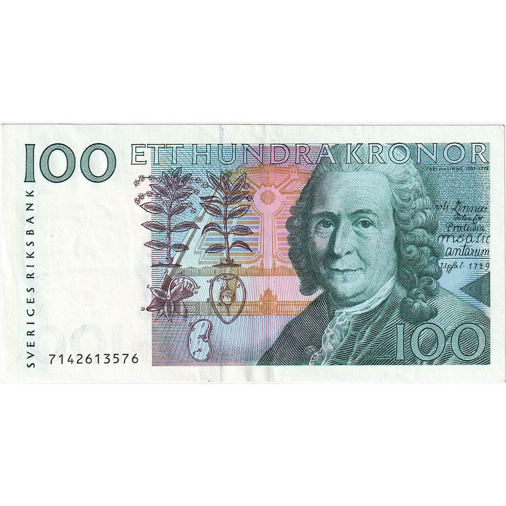 Švedska, 
  
  100 kron, 
  
  2001