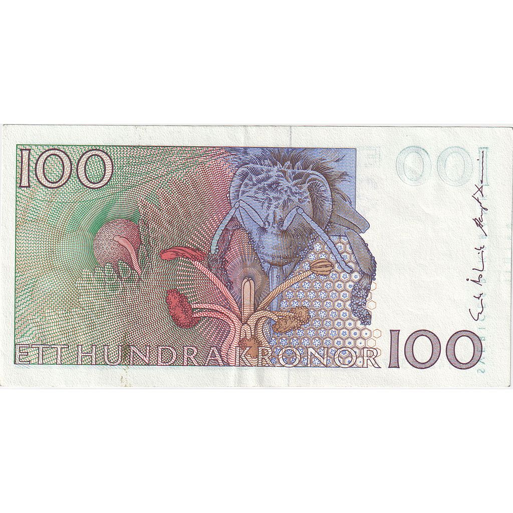 Švedska, 
  
  100 kron, 
  
  2001