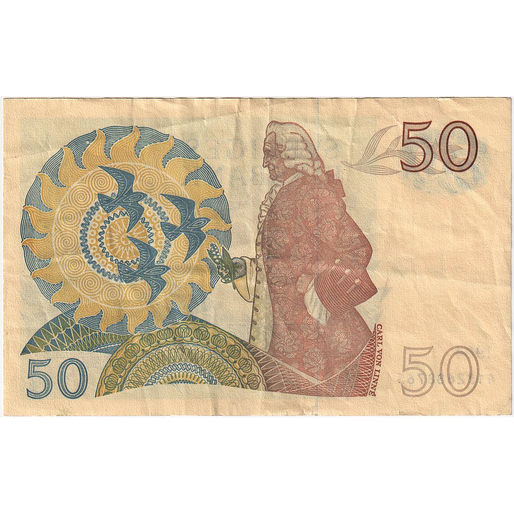 Švedska, 
  
  50 kron, 
  
  1984