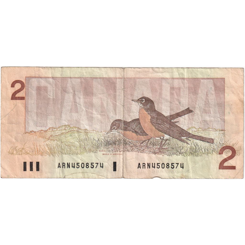 Kanada, 
  
  2 dolarja, 
  
  1986