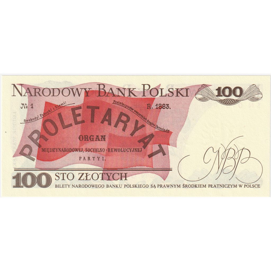 Poljska, 
  
  100 zlotov, 
  
  1986-06-01