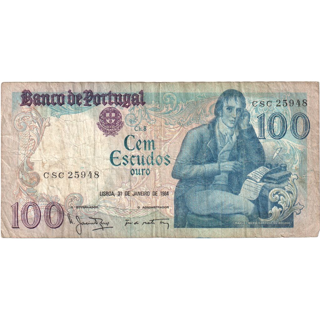 Portugalska, 
  
  100 eskudov, 
  
  1984-01-31