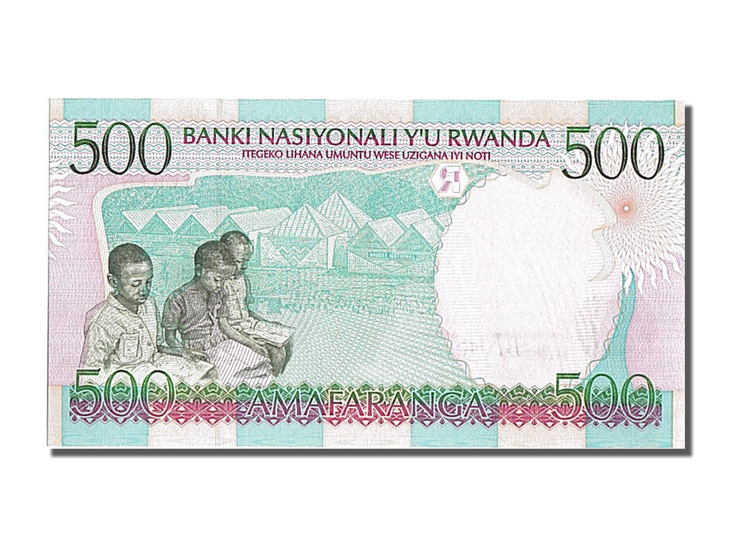 bankovec, 
  
  Ruanda, 
  
  500 frankov