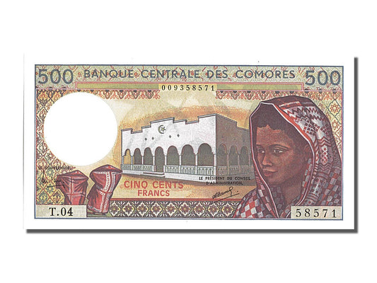 bankovec, 
  
  Komori, 
  
  500 frankov