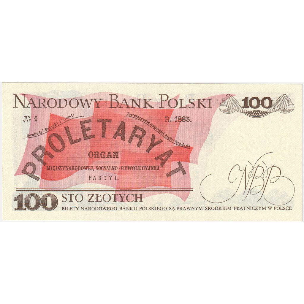 Poljska, 
  
  100 zlotov, 
  
  1988