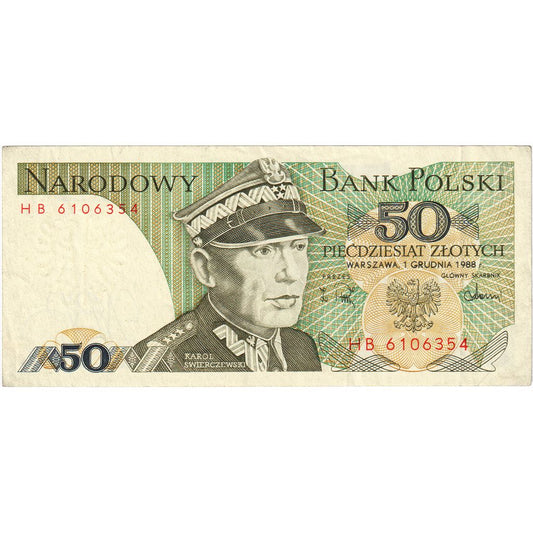 Poljska, 
  
  50 zlotov, 
  
  1998