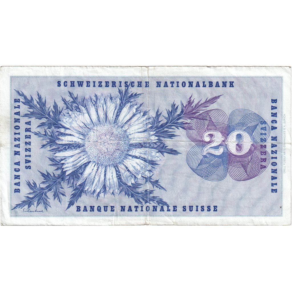 Švica, 
  
  20 frankov, 
  
  1976-04-09