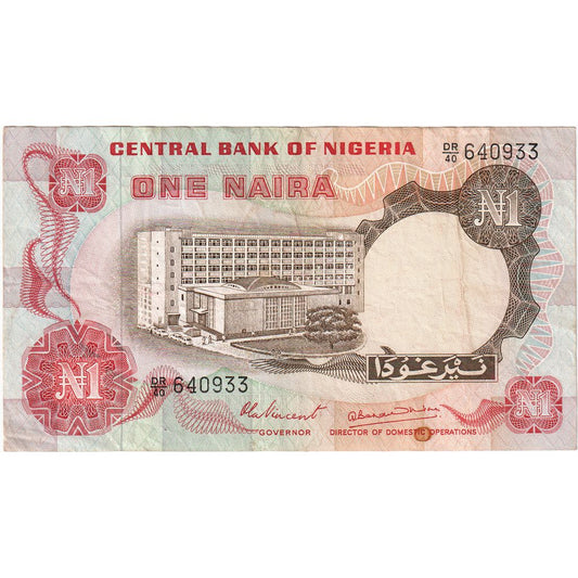 Nigerija, 
  
  1 Naira, 
  
  EF (40-45)