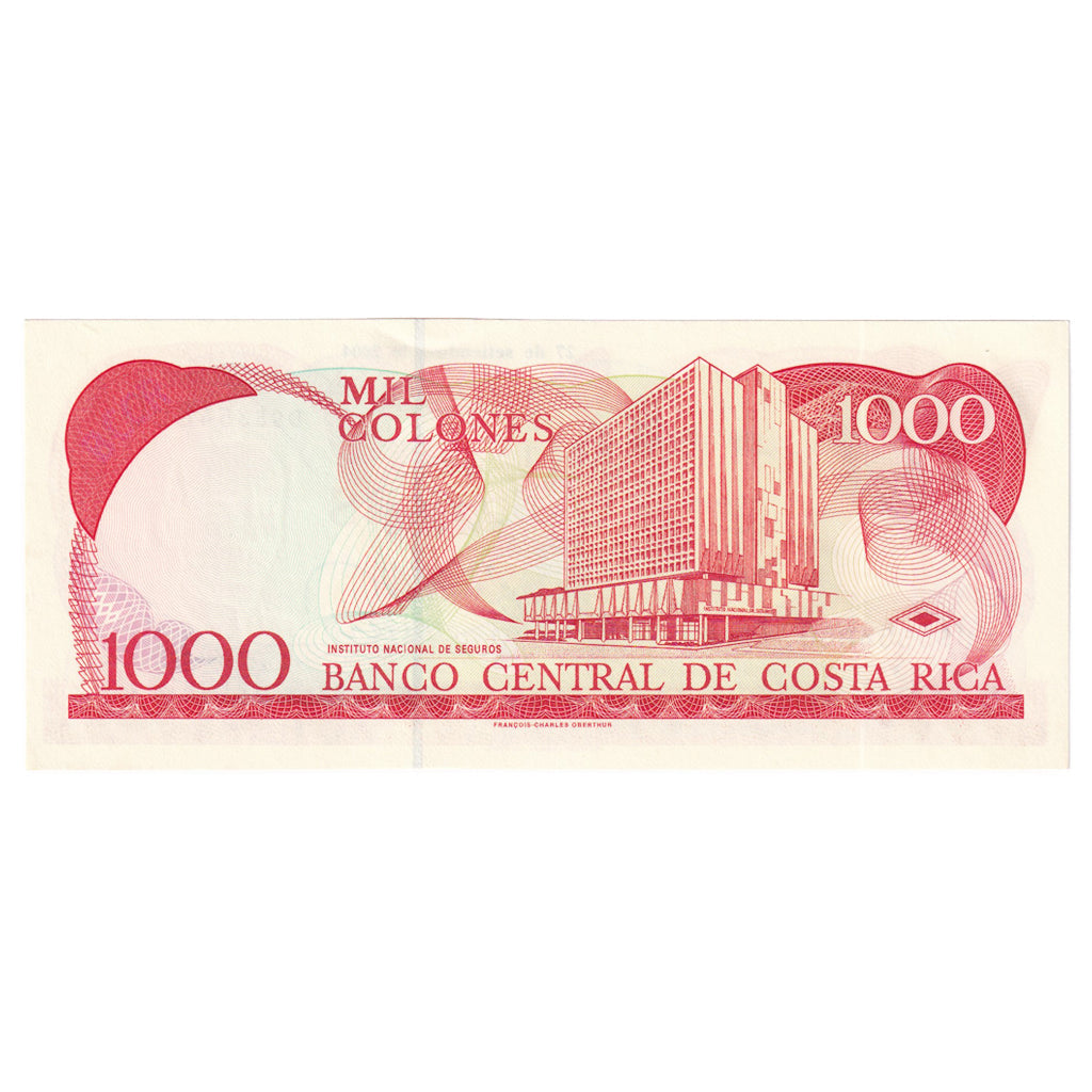 bankovec, 
  
  Kostarika, 
  
  1000 kolonov