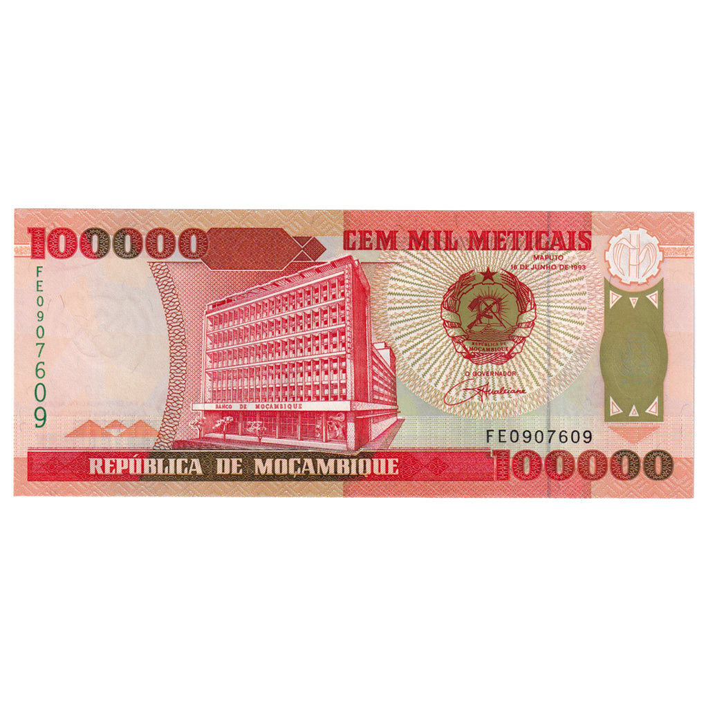 bankovec, 
  
  Mozambik, 
  
  100