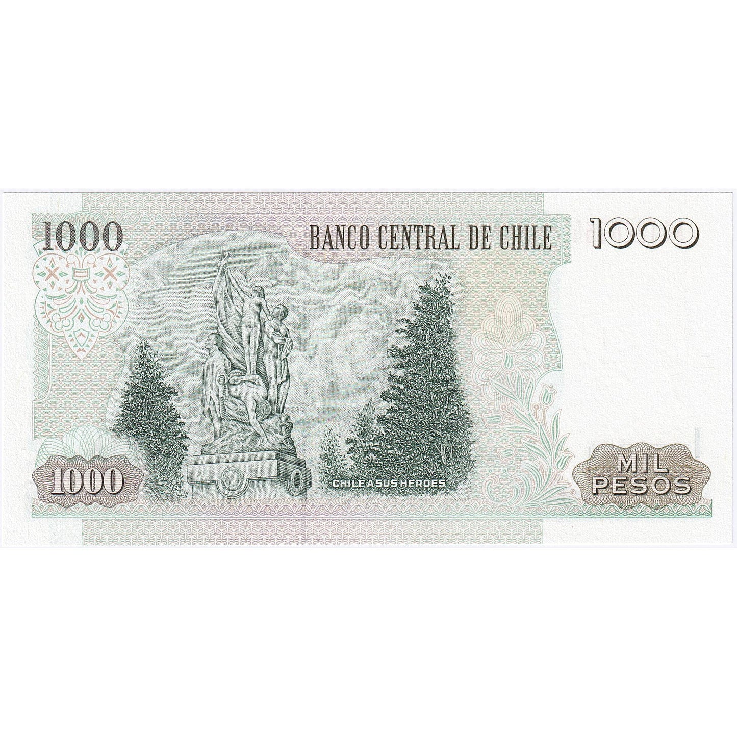 Čile, 
  
  1000 pesov, 
  
  2008