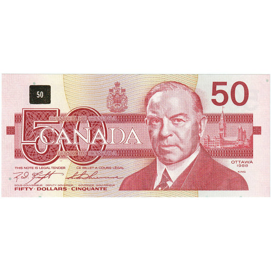 Kanada, 
  
  50 dolarjev, 
  
  1988