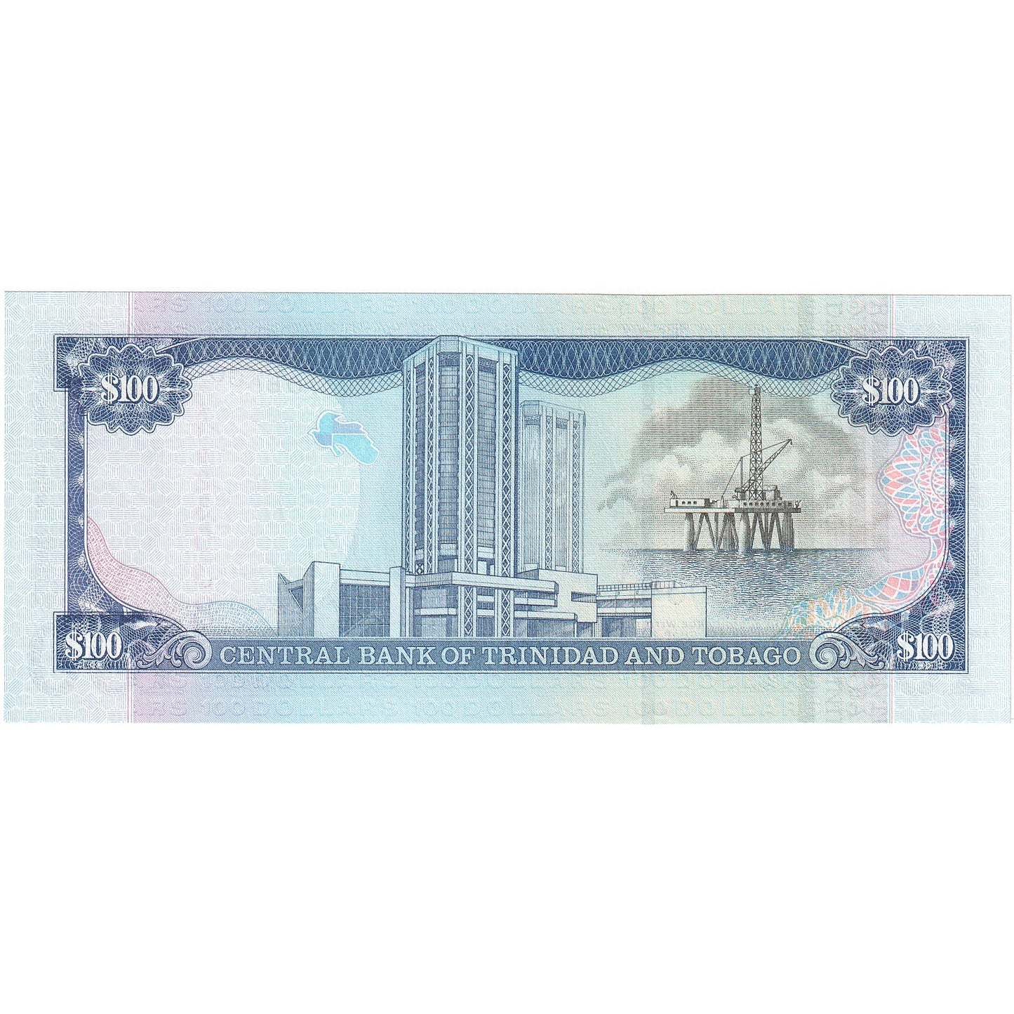 Trinidad in Tobago, 
  
  100 dolarjev, 
  
  2002