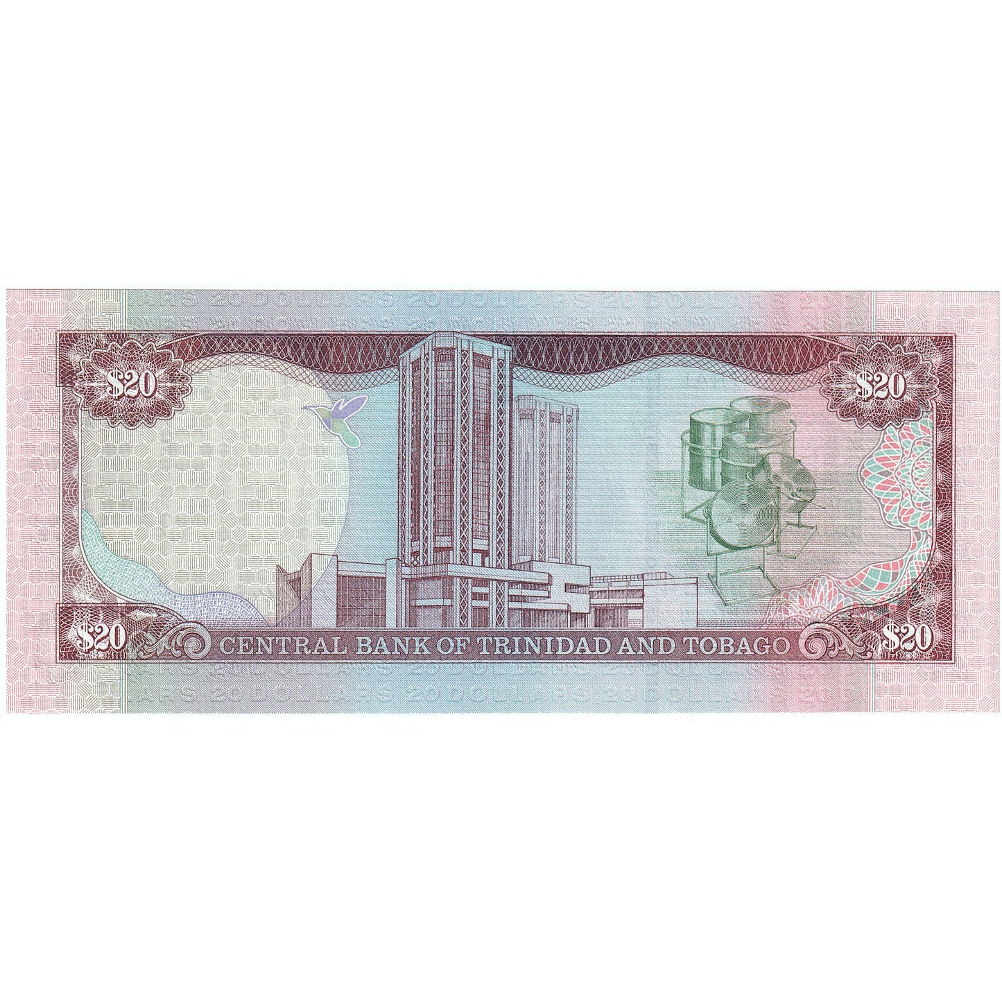 Trinidad in Tobago, 
  
  20 dolarjev, 
  
  2002