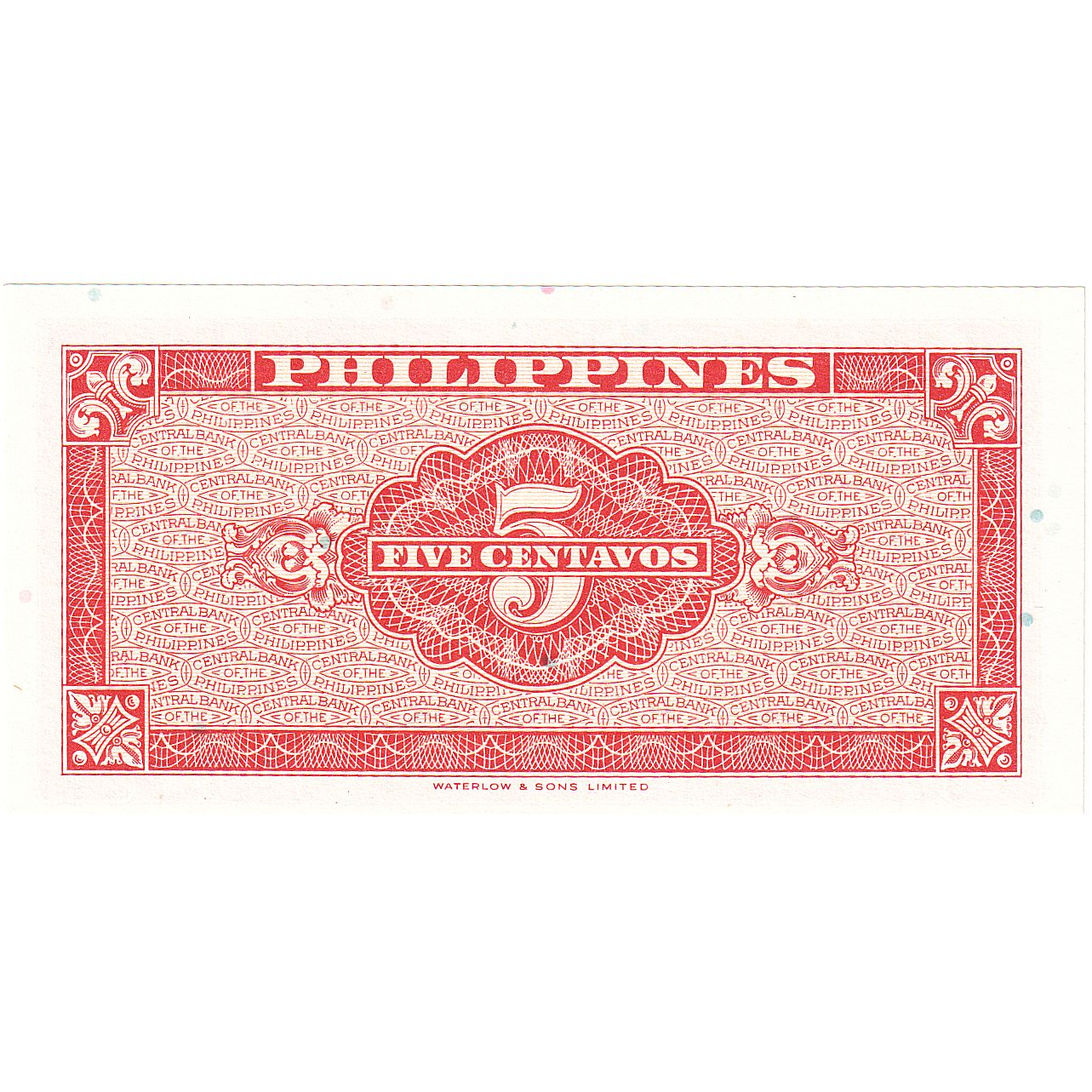 Filipini, 
  
  5 centavosov, 
  
  1945