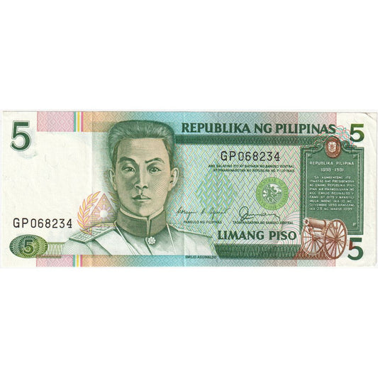 Filipini, 
  
  5 pisov, 
  
  1985