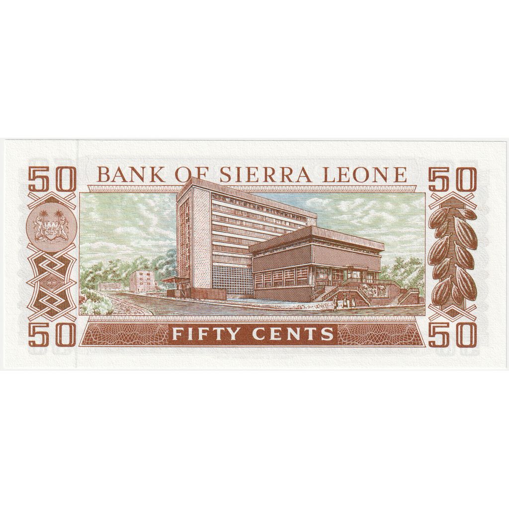 Sierra Leone, 
  
  50 centov, 
  
  BEZ DATUMA (1984)