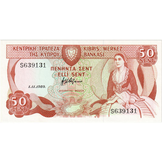 Ciper, 
  
  50 centov, 
  
  1989-11-01