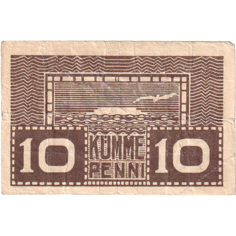 Estonija, 
  
  10 penijev, 
  
  1919