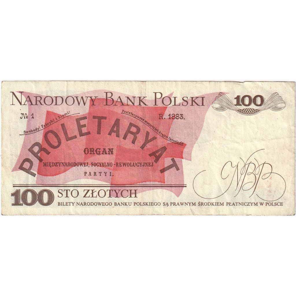 Poljska, 
  
  100 zlotov, 
  
  1988-12-01