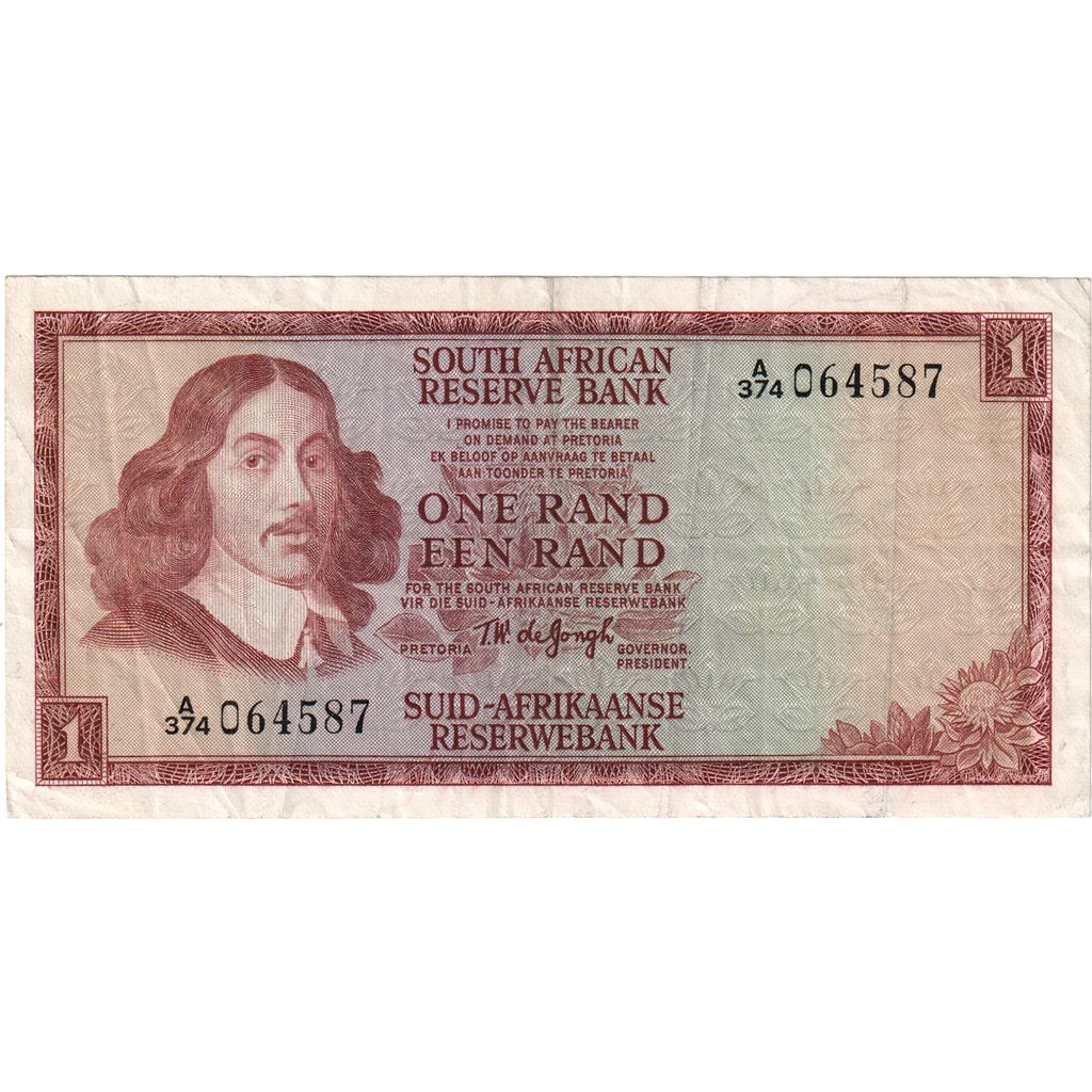 Južna Afrika, 
  
  1 rand, 
  
  EF (40-45)