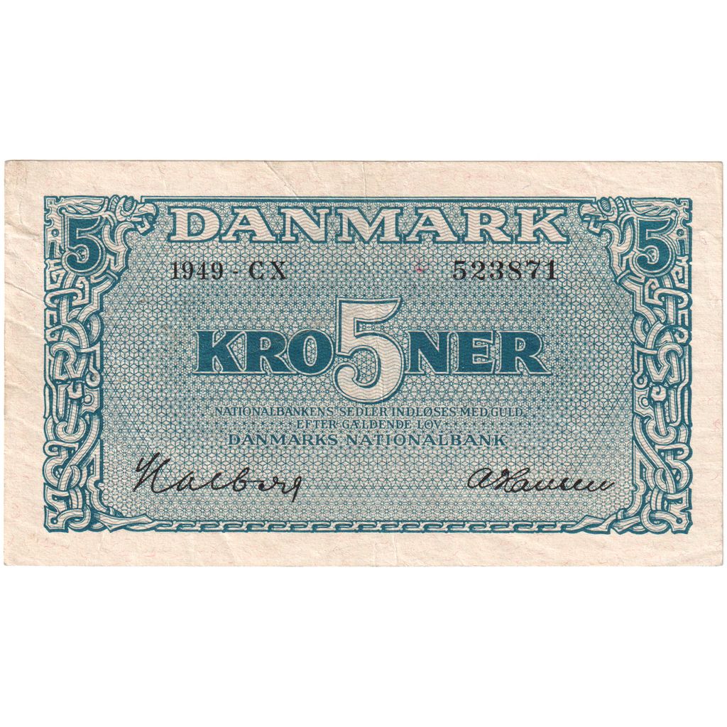 Danska, 
  
  5 kron, 
  
  EF (40-45)