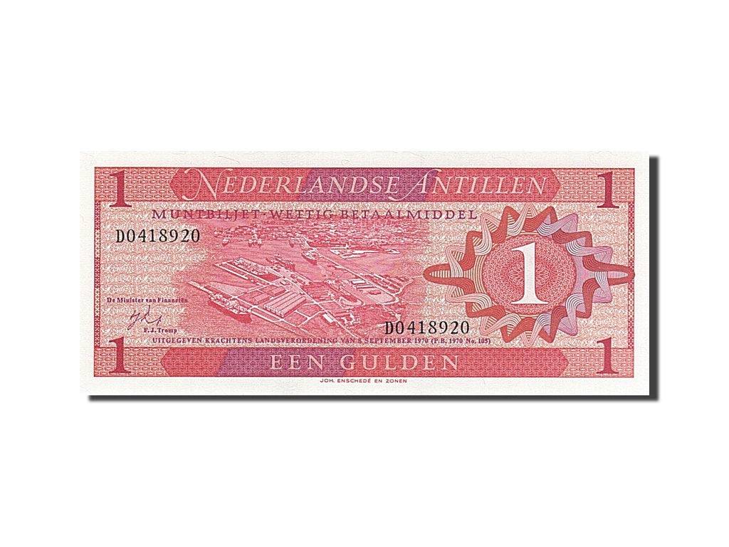 bankovec, 
  
  Nizozemski Antili, 
  
  1 gulden