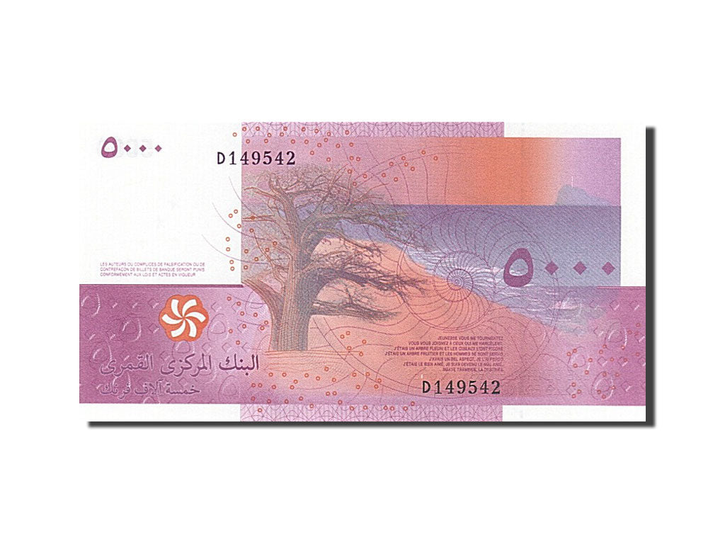 bankovec, 
  
  Komori, 
  
  5000 frankov