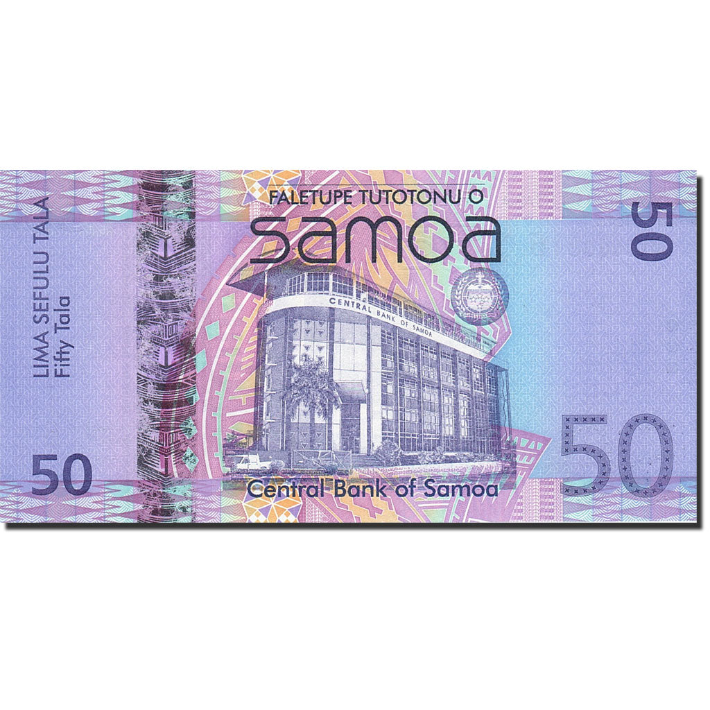 bankovec, 
  
  Zahodna Samoa, 
  
  50 Tala