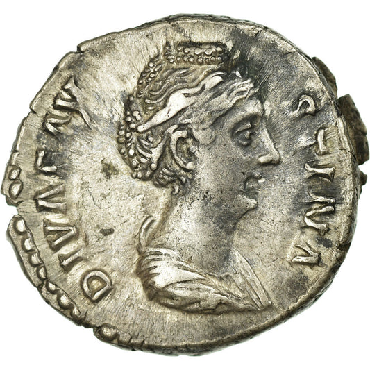 kovanec, 
  
  Faustina I, 
  
  Denarius