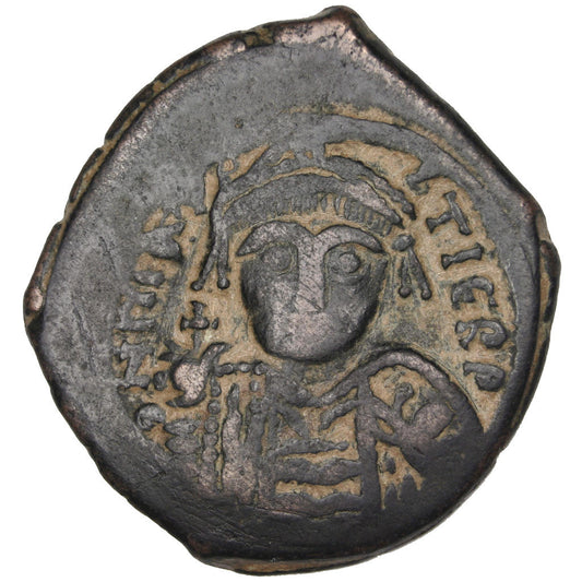 kovanec, 
  
  Maurice Tiberius, 
  
  Follis