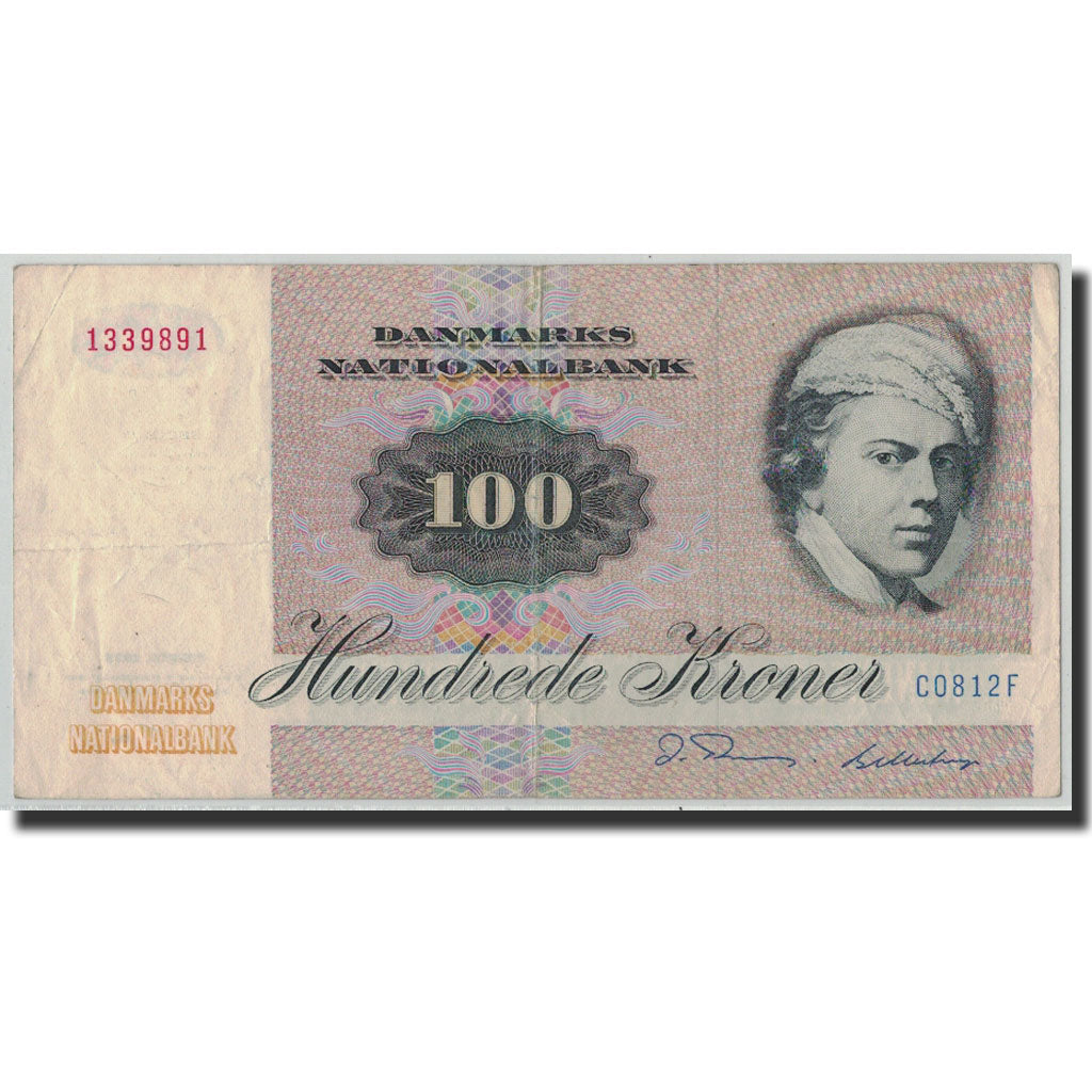 bankovec, 
  
  Danska, 
  
  100 kron