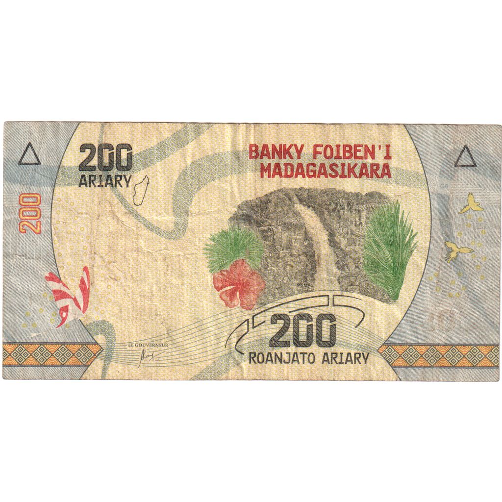 Madagaskar, 
  
  200 ariarjev, 
  
  EF (40-45)