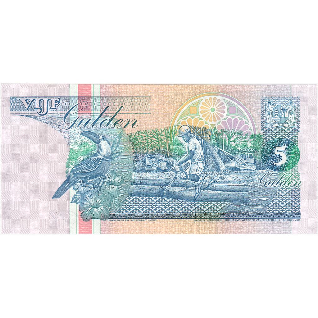 Surinam, 
  
  5 guldnov, 
  
  1996-12-01