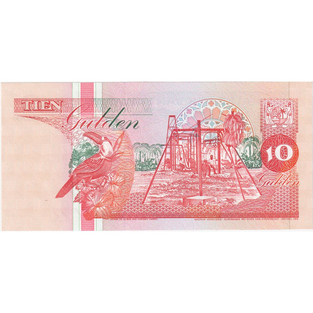 Surinam, 
  
  10 guldnov, 
  
  1998-02-10