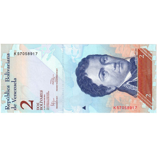 Venezuela, 
  
  2 Bolivares, 
  
  2012-01-31