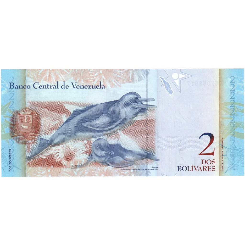 Venezuela, 
  
  2 Bolivares, 
  
  2012-01-31