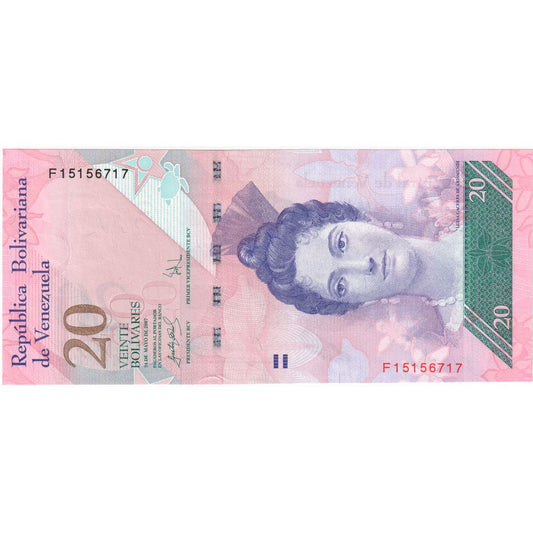 Venezuela, 
  
  20 Bolivarjev, 
  
  2007-05-24